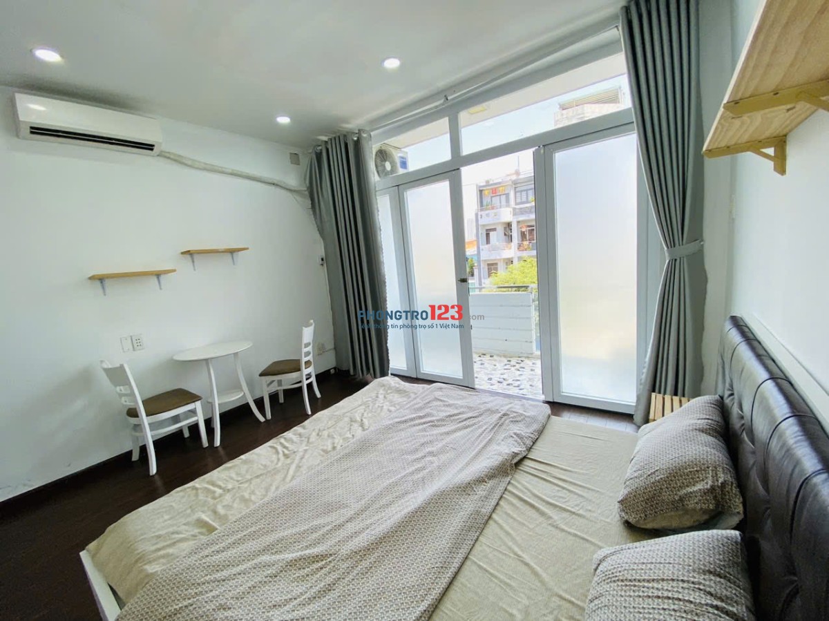 Cho thuê CĂN HỘ 1PN TÁCH BẾP - Có Ban Công Rộng Thoáng, Máy giặt riêng - Q. Bình Thạnh