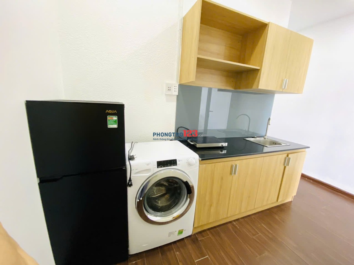 Cho thuê CĂN HỘ 1PN TÁCH BẾP - Có Ban Công Rộng Thoáng, Máy giặt riêng - Q. Bình Thạnh