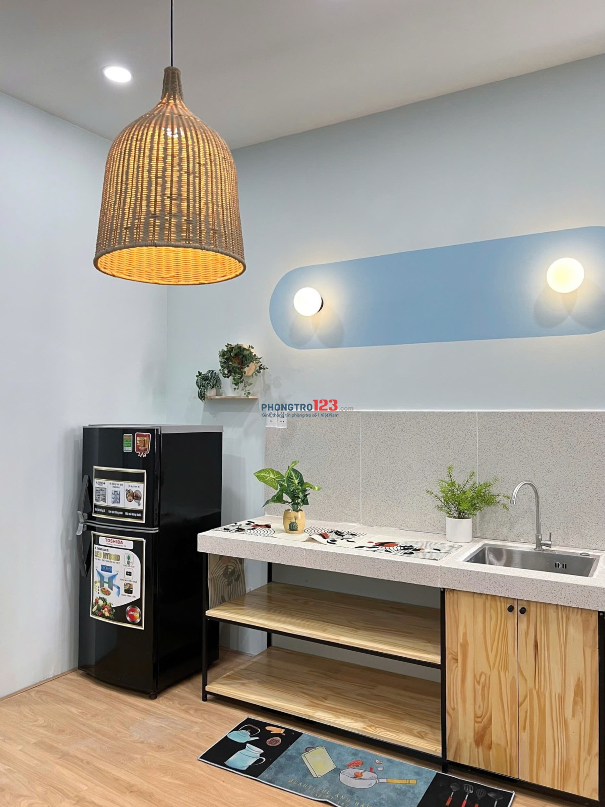 Nhỏ em về quê cần pass lại 1 phòng ngủ căn hộ dịch vụ - Bình Thạnh