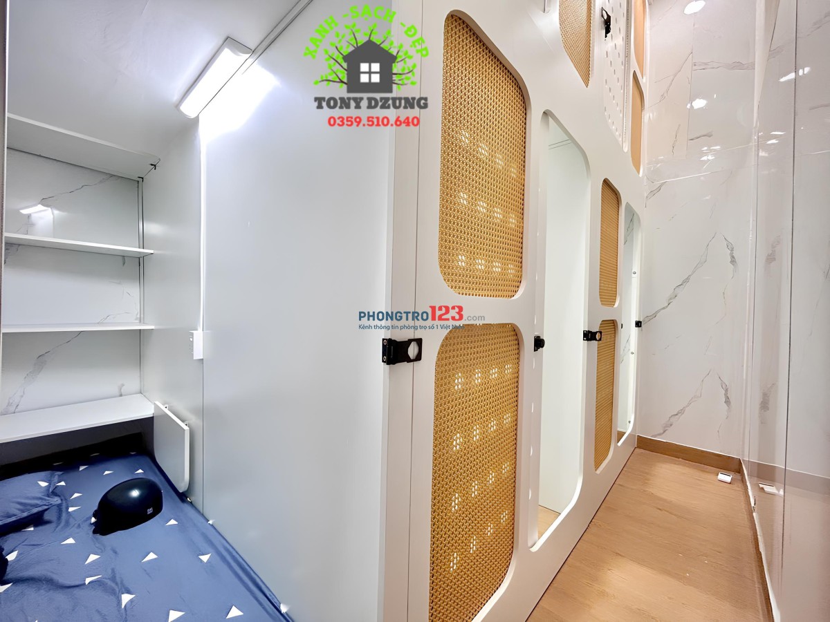 SLEEPBOX BÌNH THẠNH - BAN CÔNG - CỬA SỔ - LẦU 1 - KTX BAO TRỌN CP - GIÁ RẺ - SÁT ĐH VĂN LANG CS2