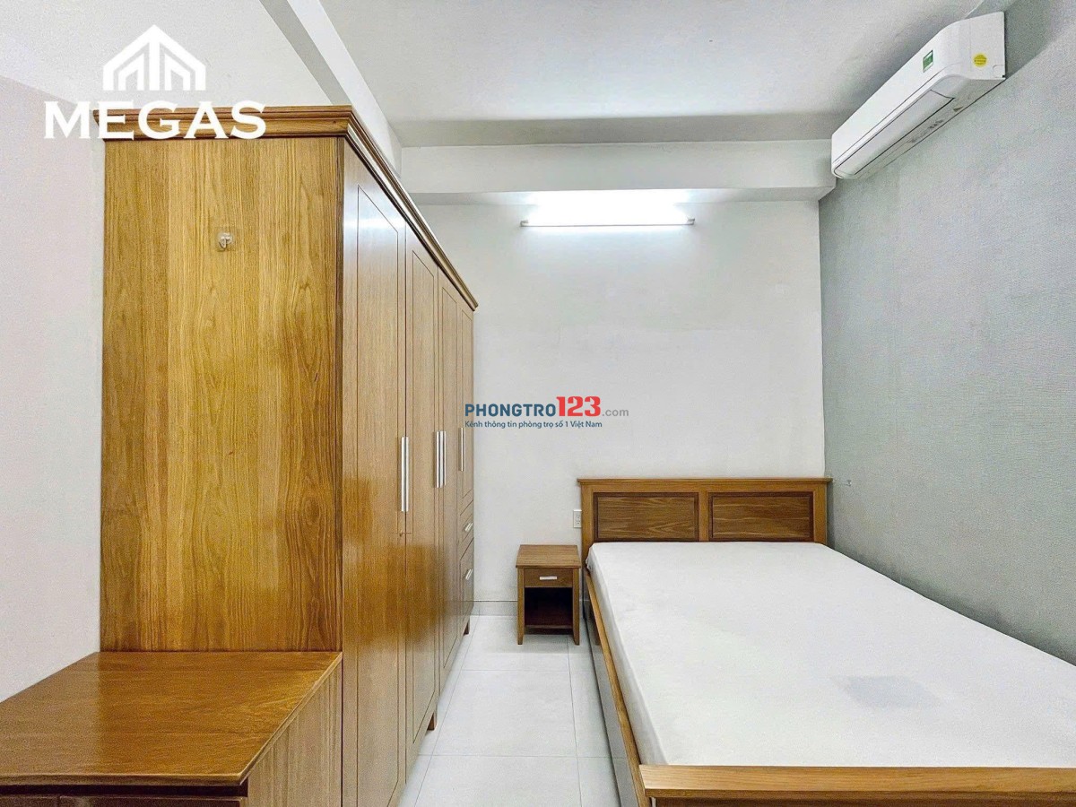 Cho thuê 1PN full nội thất, toà nhà xịn sò, thang máy gần Cv Gia Định, Tân Bình