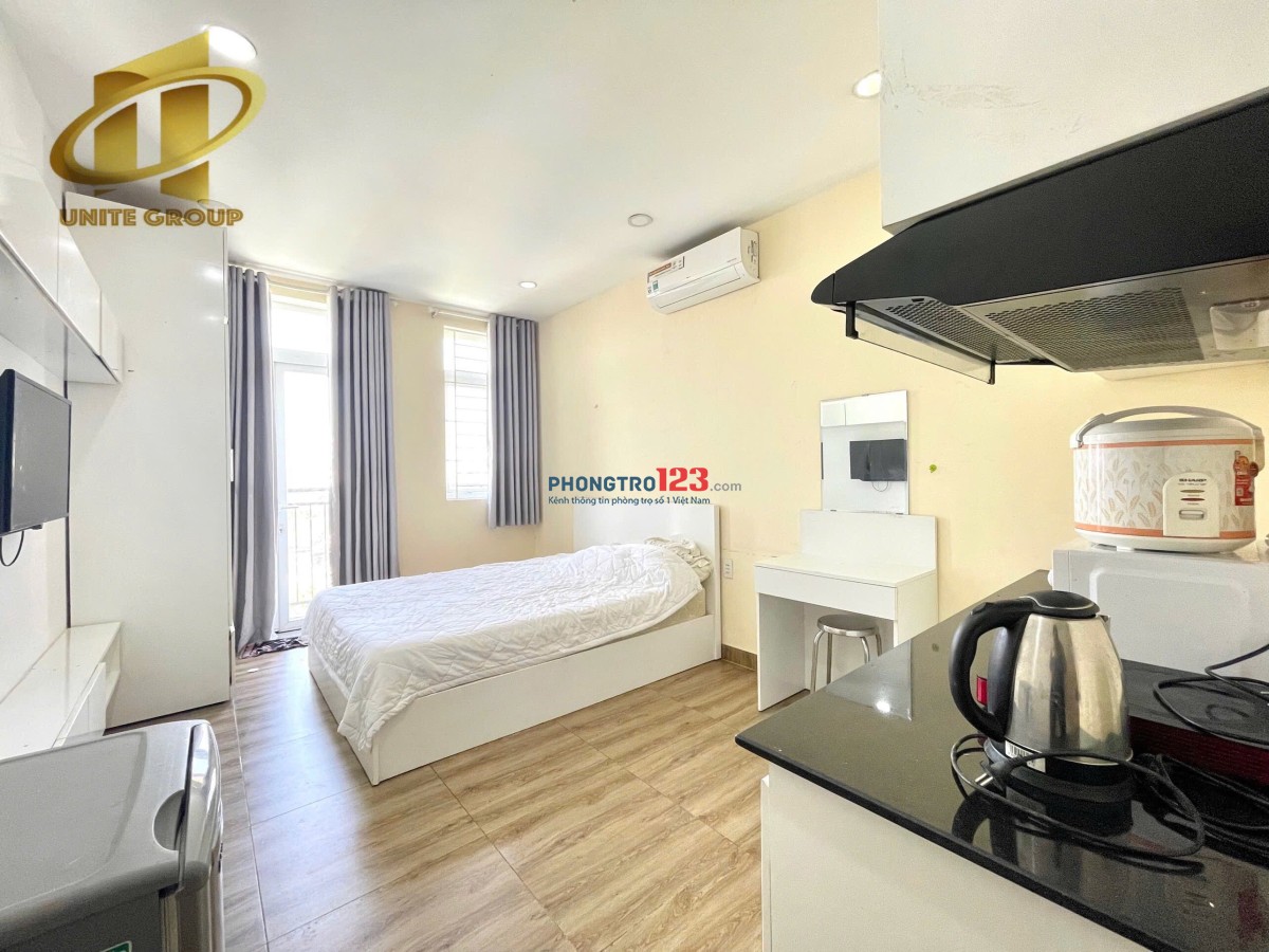 Cho Thuê Căn Hộ Studio full nt ngay mặt tiền, gần Cầu Kênh Tẻ, Lotte Mart, ĐH TDT, NTT, Luật Q4
