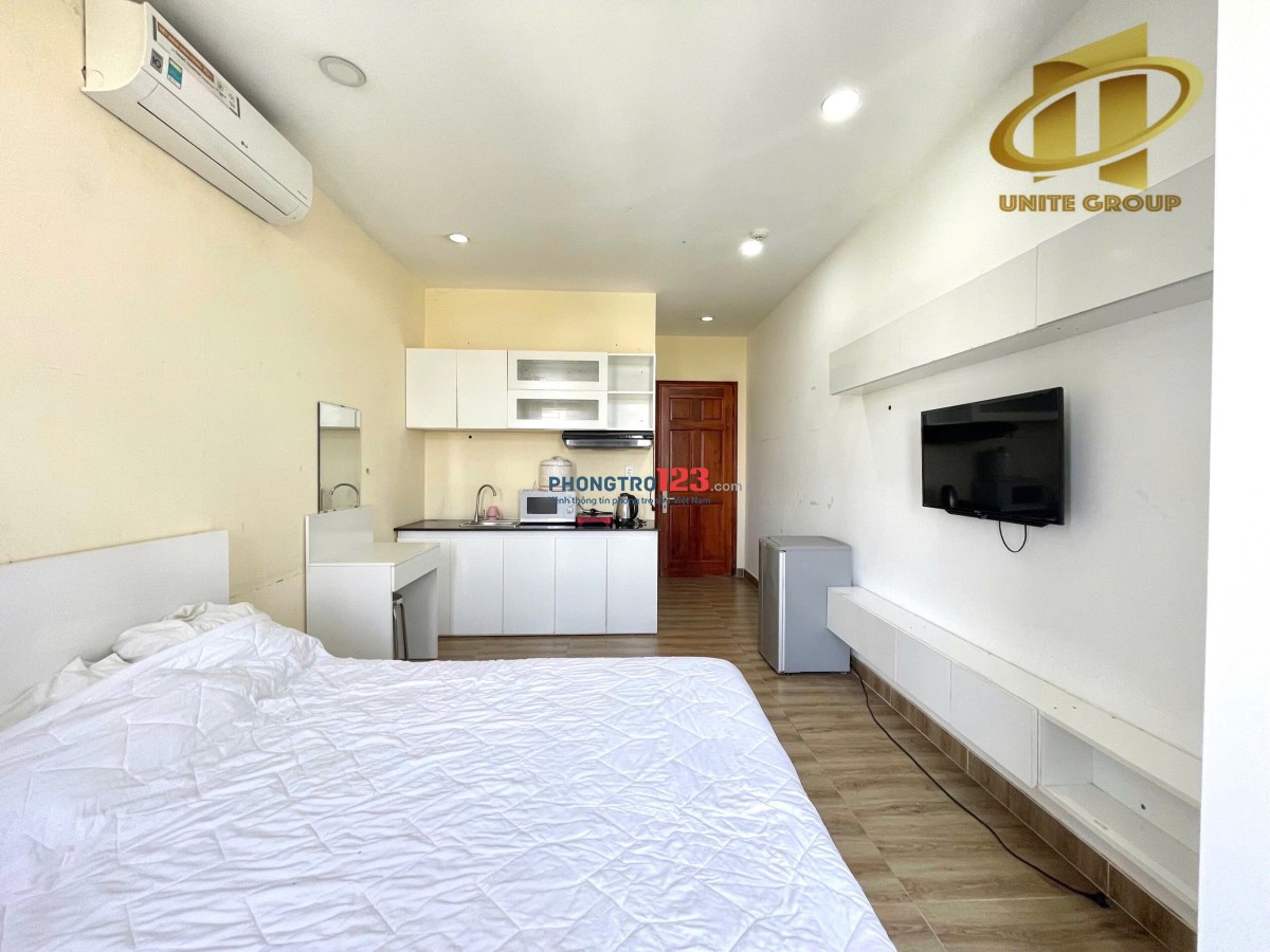 Cho Thuê Căn Hộ Studio full nt ngay mặt tiền, gần Cầu Kênh Tẻ, Lotte Mart, ĐH TDT, NTT, Luật Q4