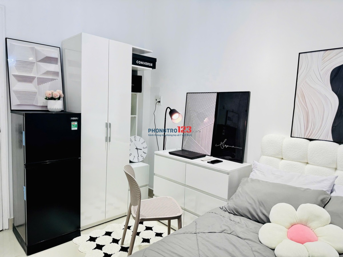 CHO THUÊ PHÒNG STUDIO FULL NỘI THẤT GIÁ HẠT DẺ – GẦN ĐH SƯ PHẠM, CẦU LÊ VĂN SỸ QUẬN 3