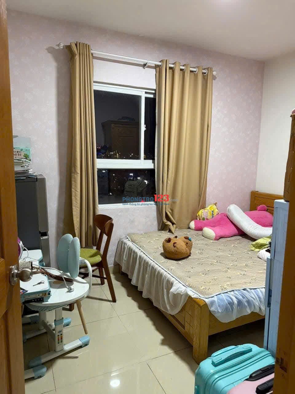 Chung cư Saigonres, Nguyễn Xí, BT: 95m2, 3p ngủ, full nt giá 15tr5/th