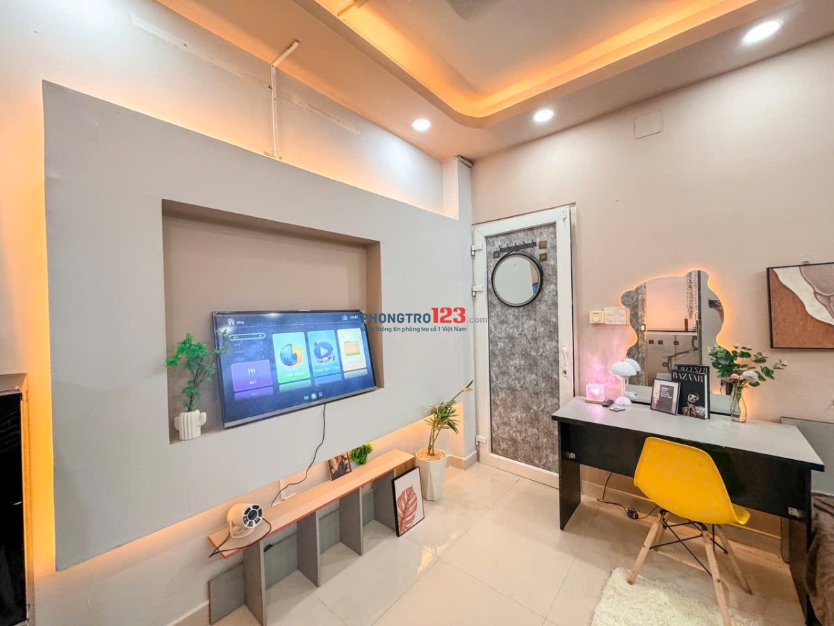 Phòng Studio Nguyễn Đình Khơi – Full Nội Thất, Giếng Trời Thoáng Mát , Có Máy Nước Nóng