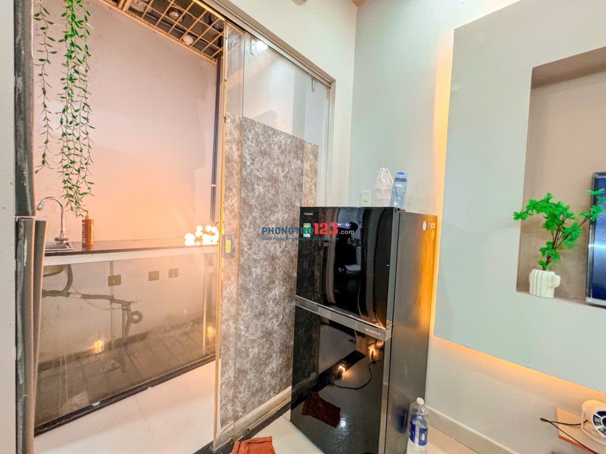 Phòng Studio Nguyễn Đình Khơi – Full Nội Thất, Giếng Trời Thoáng Mát , Có Máy Nước Nóng