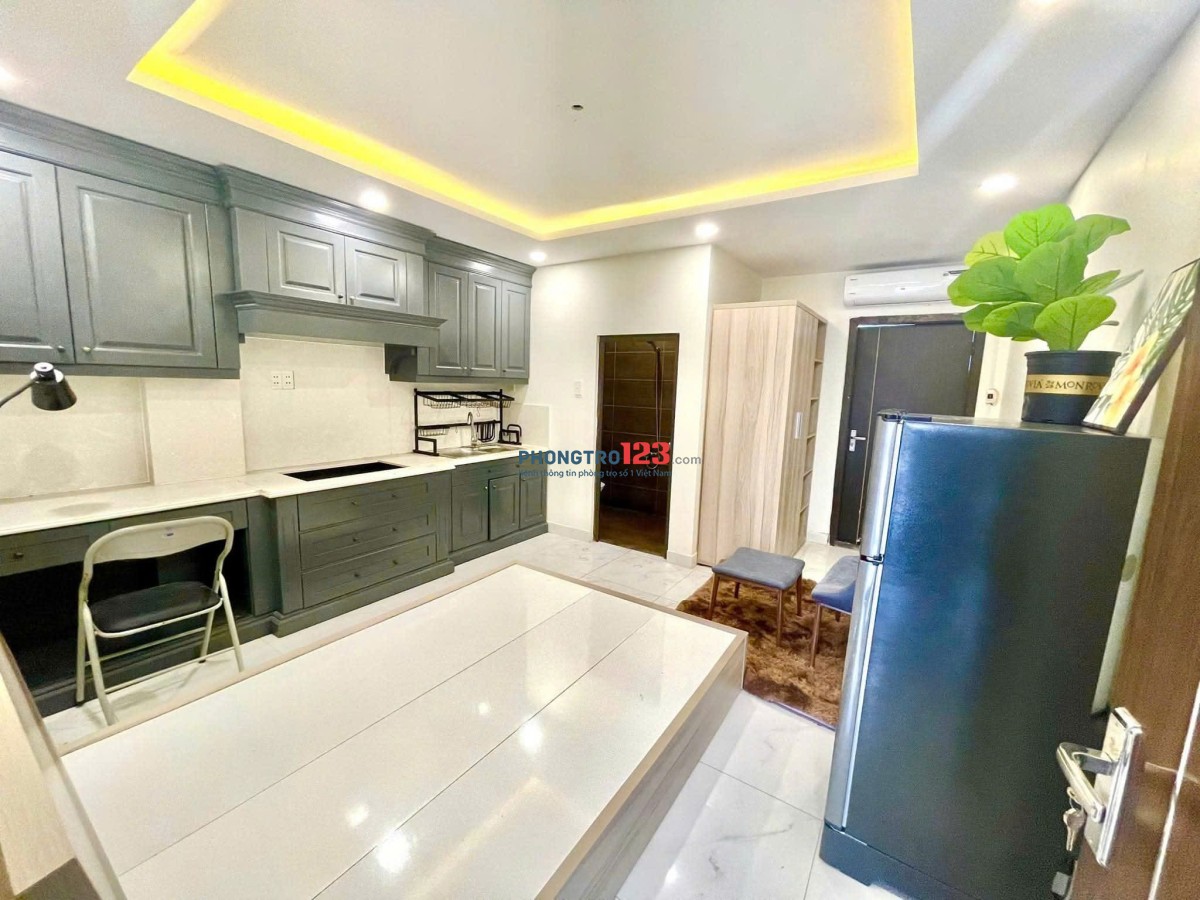 Penthouse Full Nội thất gỗ cao cấp bạn công đường Nguyễn Bặc P.3 Tân Bình