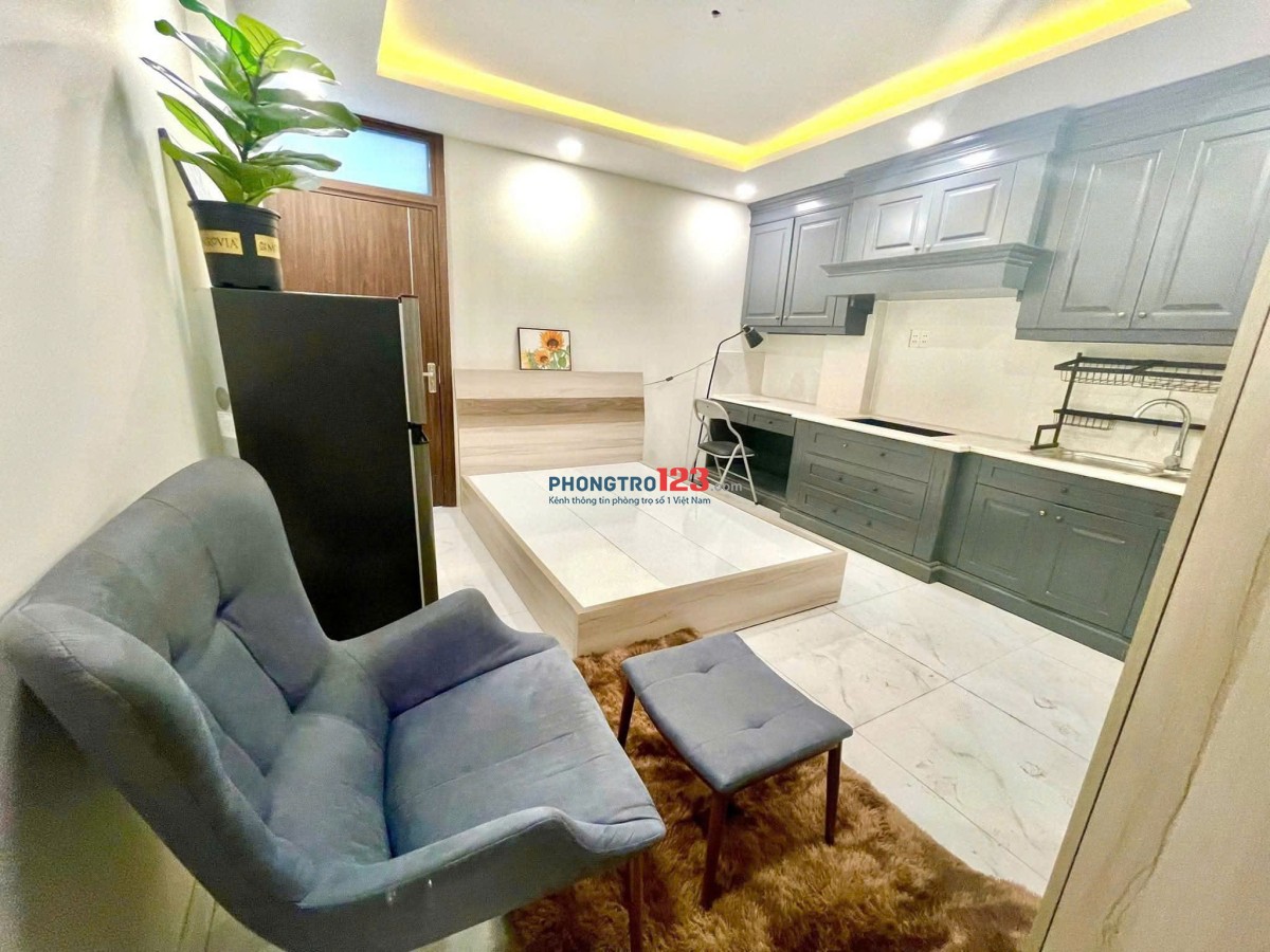 Penthouse Full Nội thất gỗ cao cấp bạn công đường Nguyễn Bặc P.3 Tân Bình