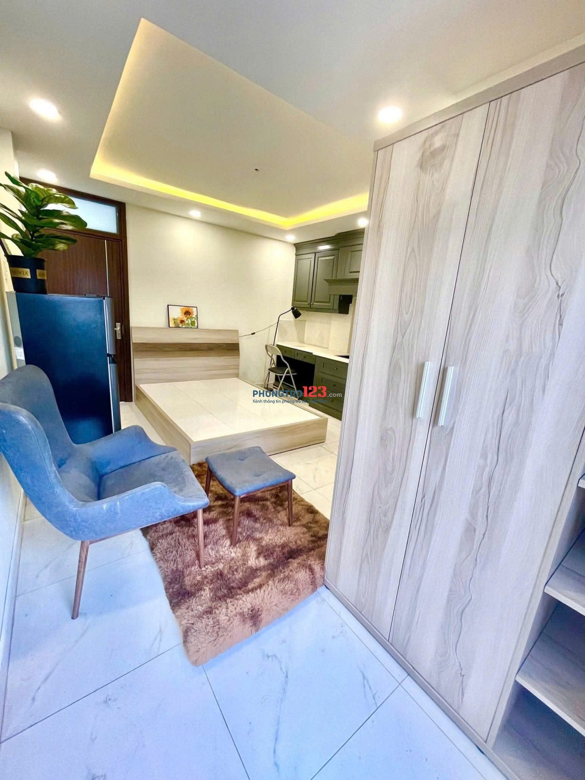 Penthouse Full Nội thất gỗ cao cấp bạn công đường Nguyễn Bặc P.3 Tân Bình