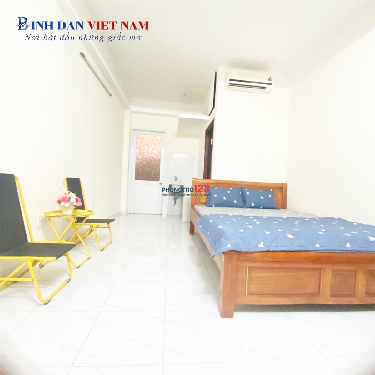 Cho thuê phòng trọ 120/9a thích quảng đức Q. Phú Nhuận