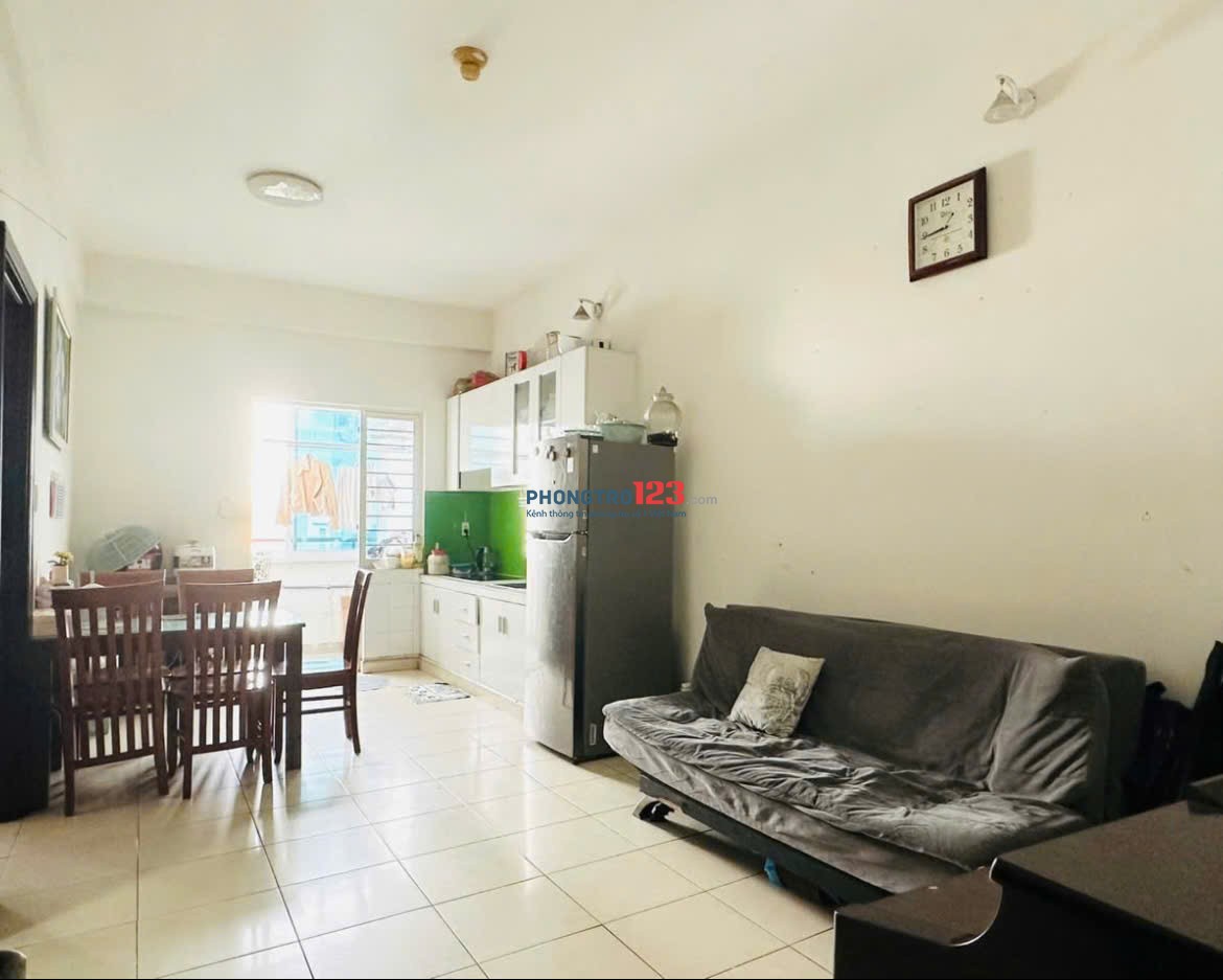 Chung cư Đặng văn Ngữ, PN: 80m2, 2p ngủ, Tolet NT, 12tr/tháng.