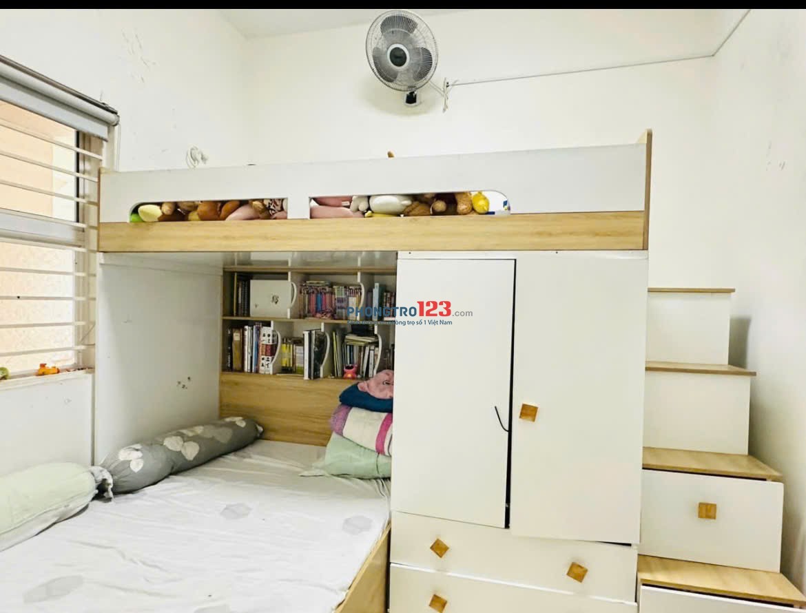 Chung cư Đặng văn Ngữ, PN: 80m2, 2p ngủ, Tolet NT, 12tr/tháng.