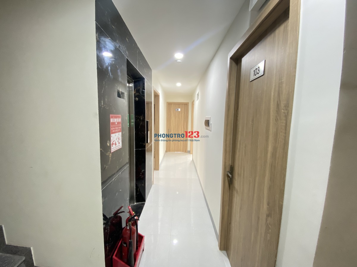 Cho thuê phòng Gò Vấp, gần ĐH Công nghiệp, Văn Lang,.... Mới. 2 cửa sổ có thang máy