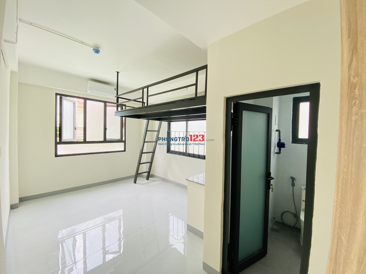 Cho thuê phòng Gò Vấp, gần ĐH Công nghiệp, Văn Lang,.... Mới. 2 cửa sổ có thang máy