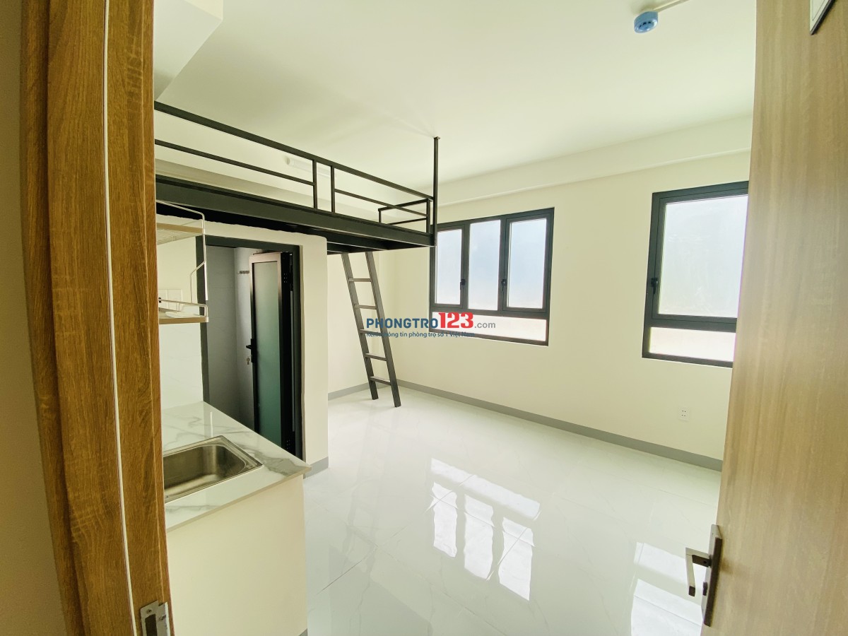 Cho thuê phòng Gò Vấp, gần ĐH Công nghiệp, Văn Lang,.... Mới. 2 cửa sổ có thang máy