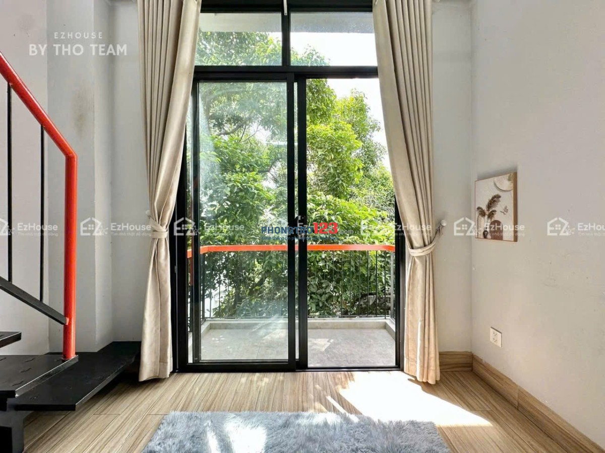 Cho thuê phòng có gác - Douplex đầy đủ nội thất tại trung tâm Tân Bình