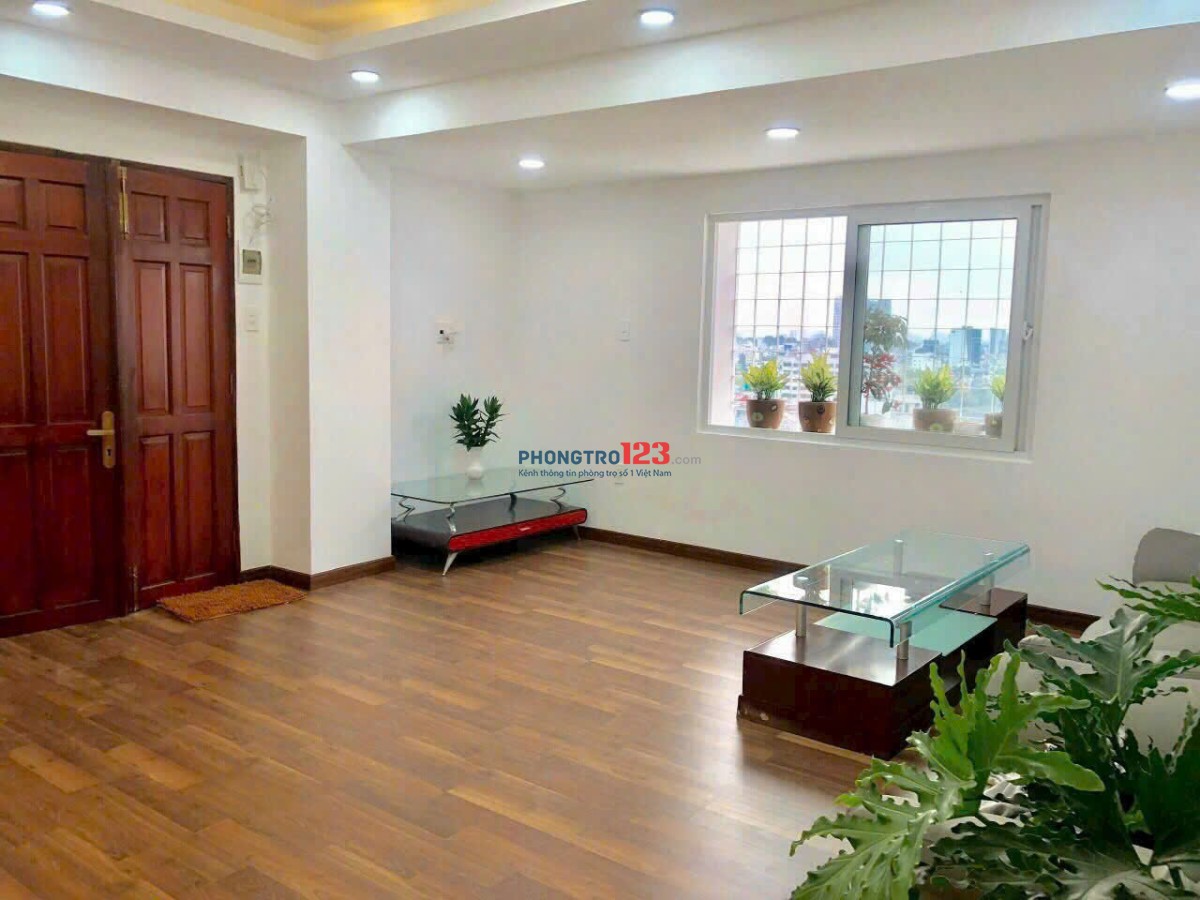CHo thuê chung cư Hồ Văn Huê, P9, Phú Nhuận: 83m2, 2p ngủ, 12tr