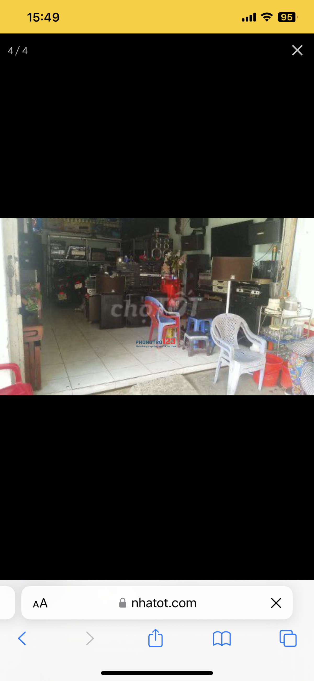 Cho thuê phòng trọ mặt tiền đường lớn Quận 4 gần Trường Đại Học Luật