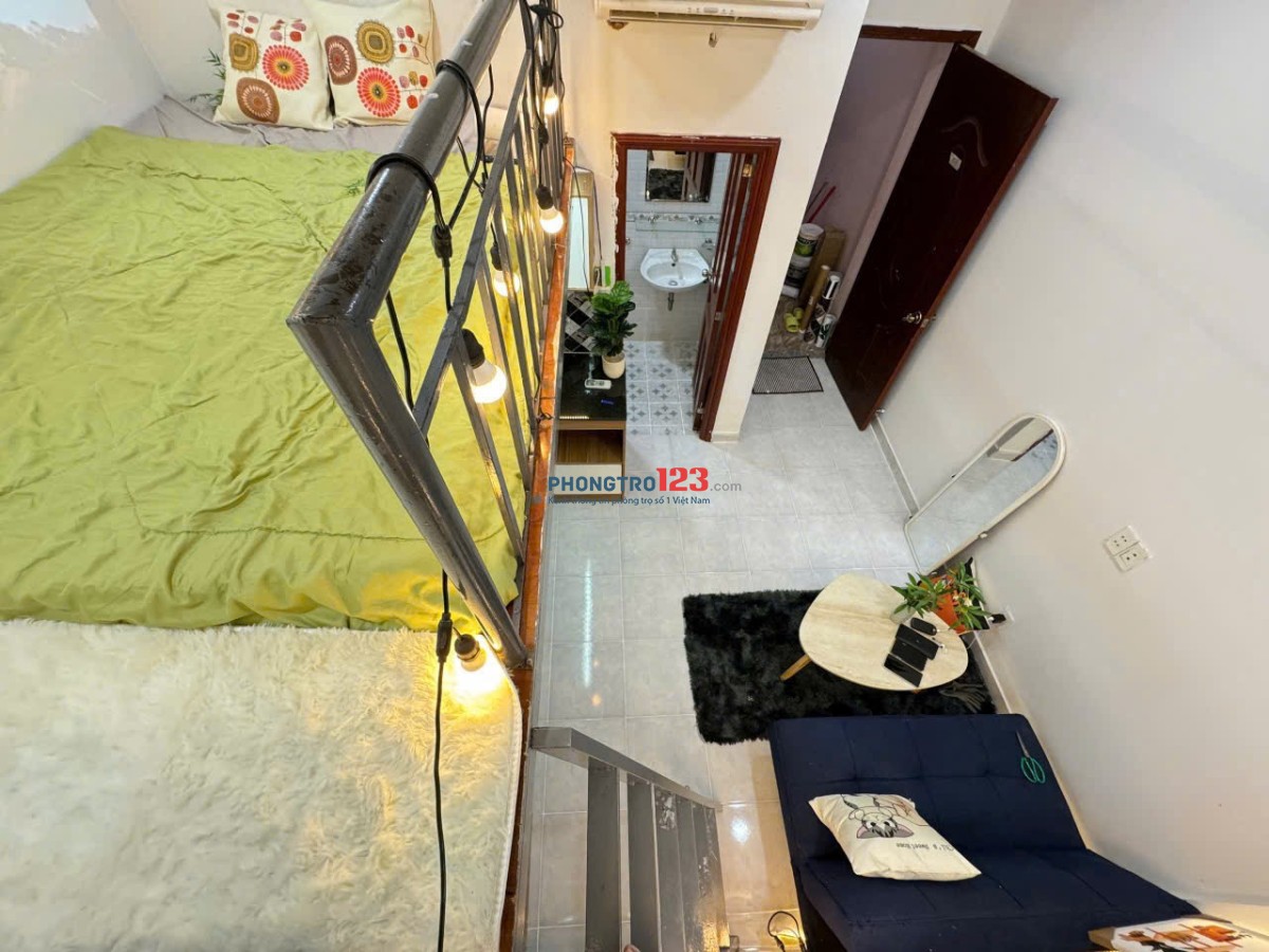  Phòng trọ full nội thất, gần trung tâm Tân Bình, sạch sẽ thoáng mát, an ninh tốt, dọn vào ở ngay!