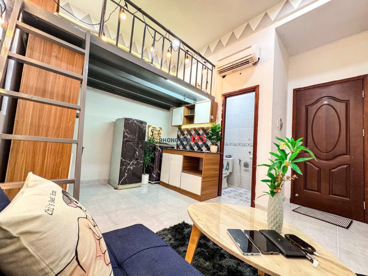  Phòng trọ full nội thất, gần trung tâm Tân Bình, sạch sẽ thoáng mát, an ninh tốt, dọn vào ở ngay!