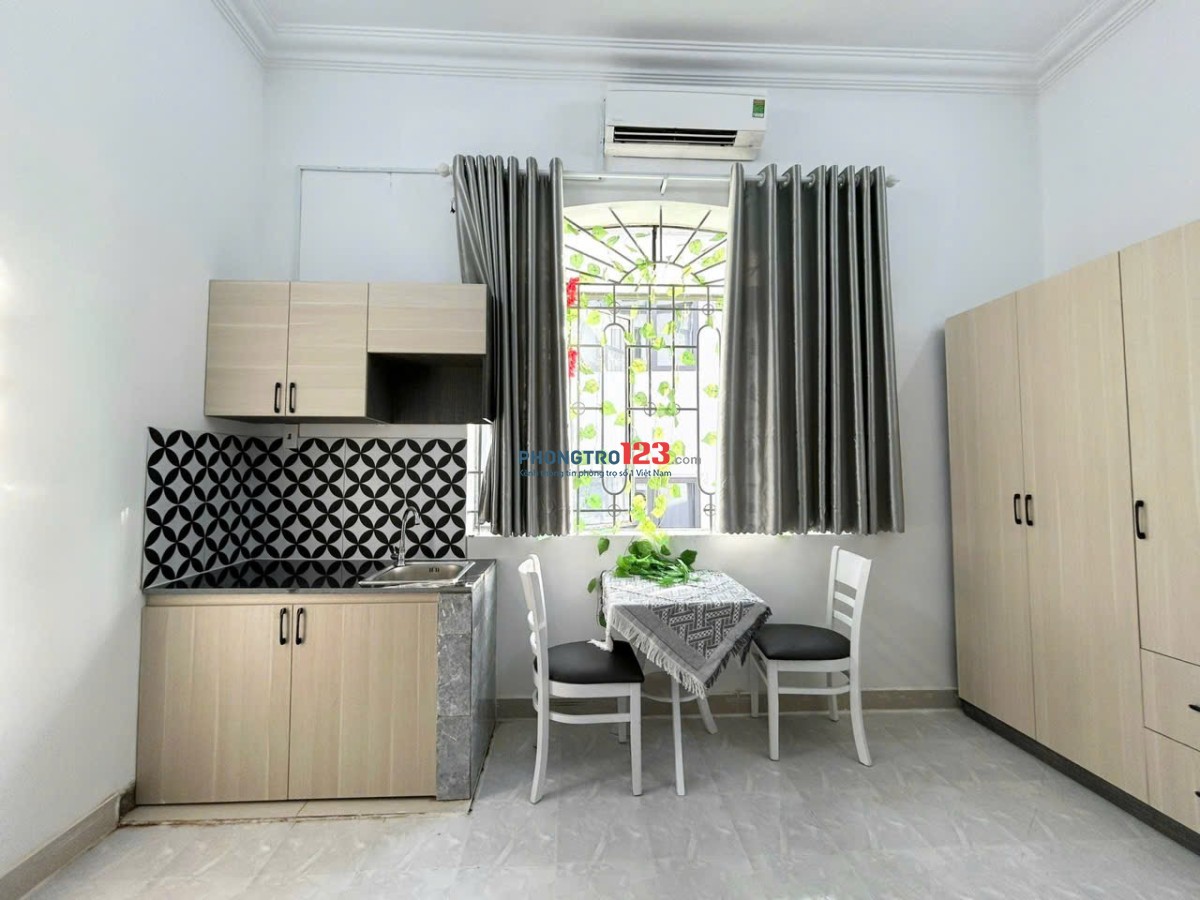 Studio thoáng sáng, tiện nghi, sát sân bay Tân Sơn Nhất️