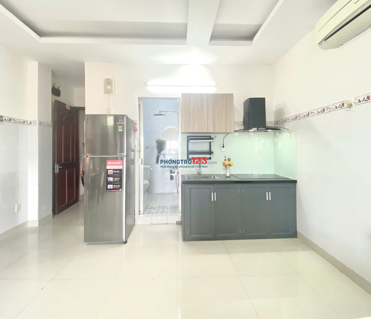 Phòng nt đầy đủ, cửa sổ rộng, thoáng - 25m2 - Chu Văn An, Bình Thạnh