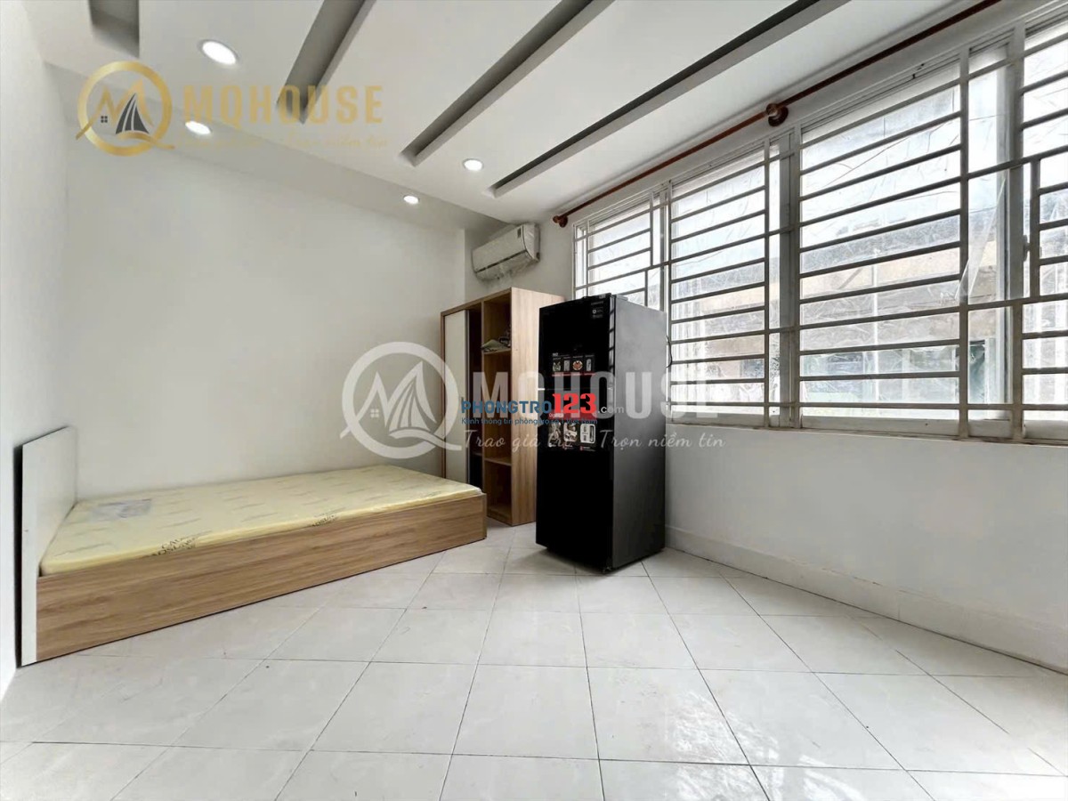 Cho Thuê Phòng Mới_Full nội thất, Máy giặt riêng có cửa sổ trời_Bình Thạnh gần Chợ Bà Chiểu, giáp Q1
