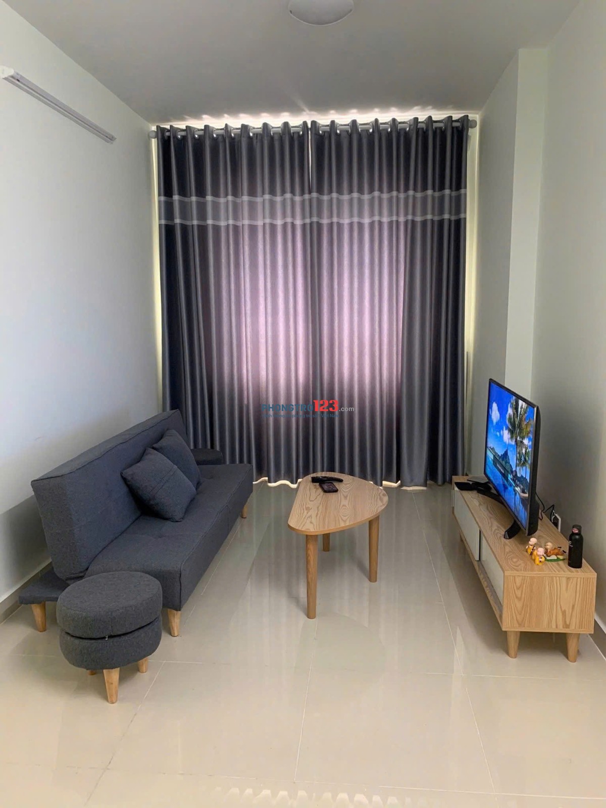 Chung cư Screc , Trường Sa,Q3:Giá 10.5tr/th 55m2- 1p ngủ, NT