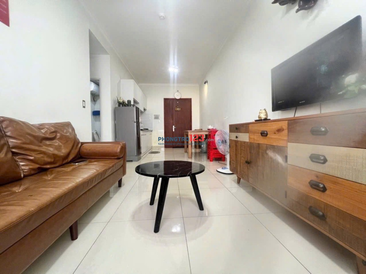 Chung cư Screc , Trường Sa,Q3:Giá 10.5tr/th 55m2- 1p ngủ, NT