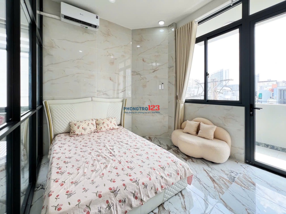 CHO THUÊ CHDV 1PN FNT CAO CẤP BANCON TO MG RIÊNG GẦN ĐH TDT, RMIT, NTT SÁT LOTTE DỄ ĐI Q4, Q1, Q8