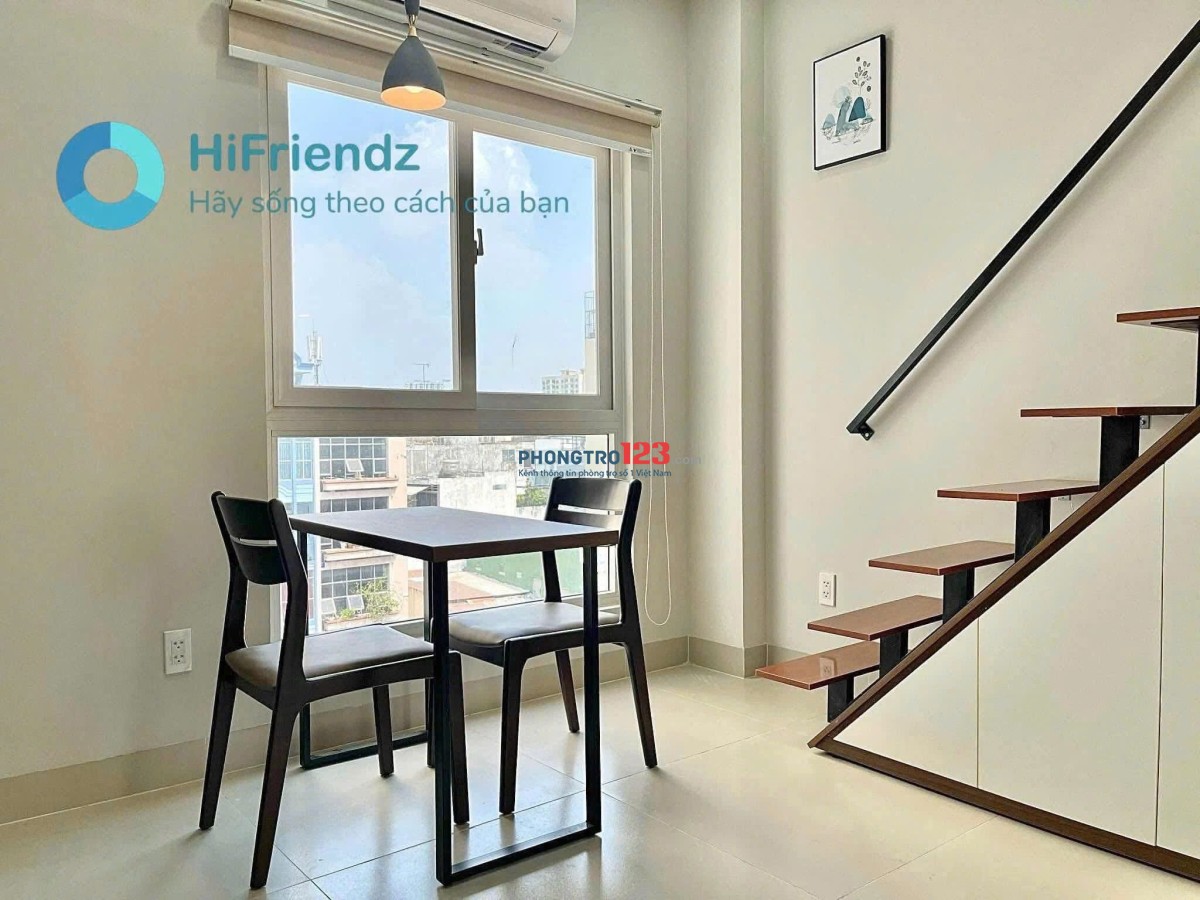 Cho Thuê Căn Hộ Duplex Cửa Sổ Trời Full Nội Thất Hiện Đại Gần Đại Học Văn Hiến Quận Tân Bình