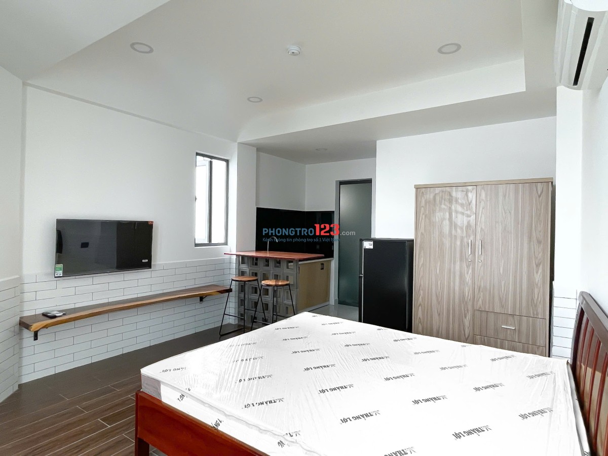 Cho thuê phòng trọ quận 3, Cửa Sổ Trời, Máy Giặt Riêng, Studio 35m2, Gần Co.opmart Nhiêu Lộc