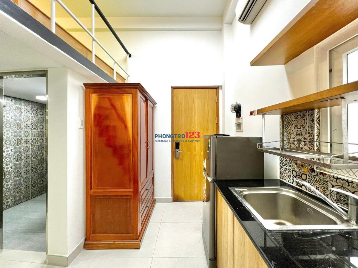 Phòng trọ quận 3, Duplex Thang Máy Máy Giặt Riêng, Nhà xe rộng, Gần Cầu Công Lý