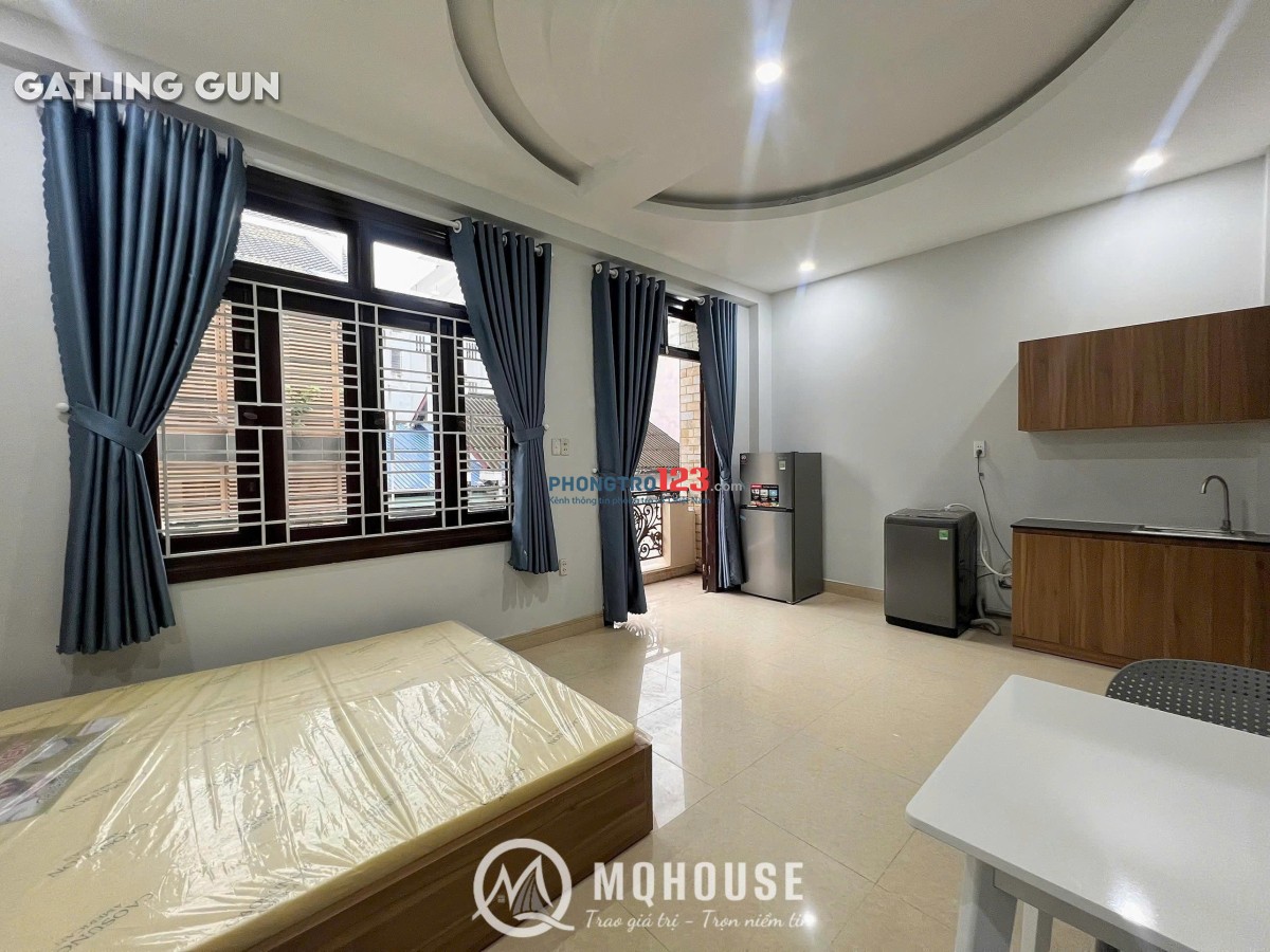 Cho thuê phòng trọ quận 1, full nội thất, máy giặt riêng, gần Cầu Kiệu, Cầu Công Lý. Chỉ từ 6tr