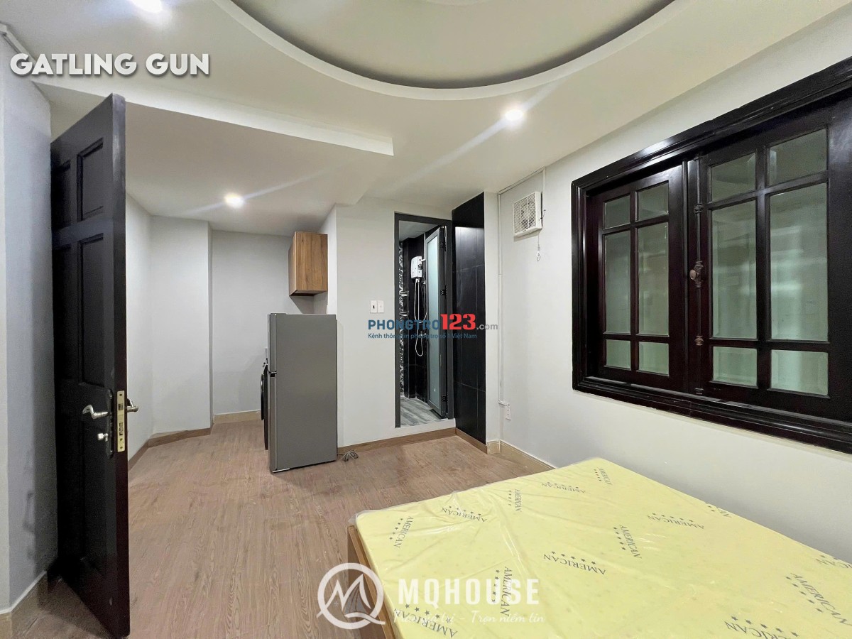 Cho thuê phòng trọ quận 1, full nội thất, máy giặt riêng, gần Cầu Kiệu, Cầu Công Lý. Chỉ từ 6tr