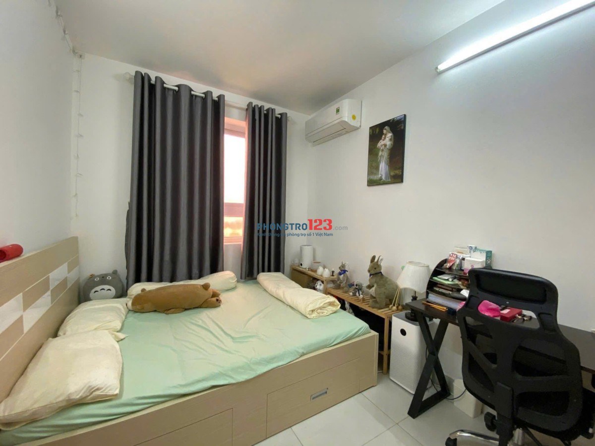 Satra Eximland, Phan Đăng Lưu, P1, PN, 90m2, 2PN, 2WC, 16tr5/th, Nhà mới