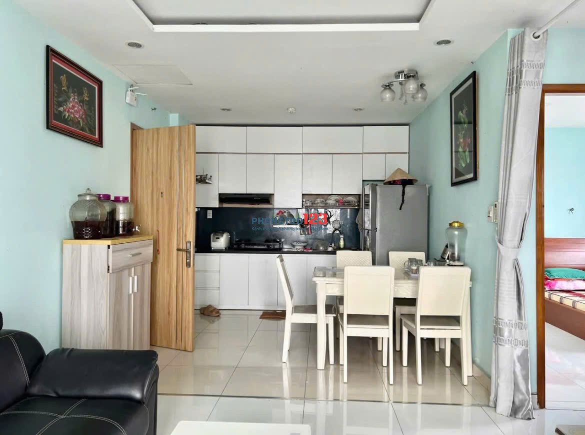 Chung cư Screc , Trường Sa, Q3: Giá 13tr/th, 80m2- 2PN, Nội thất
