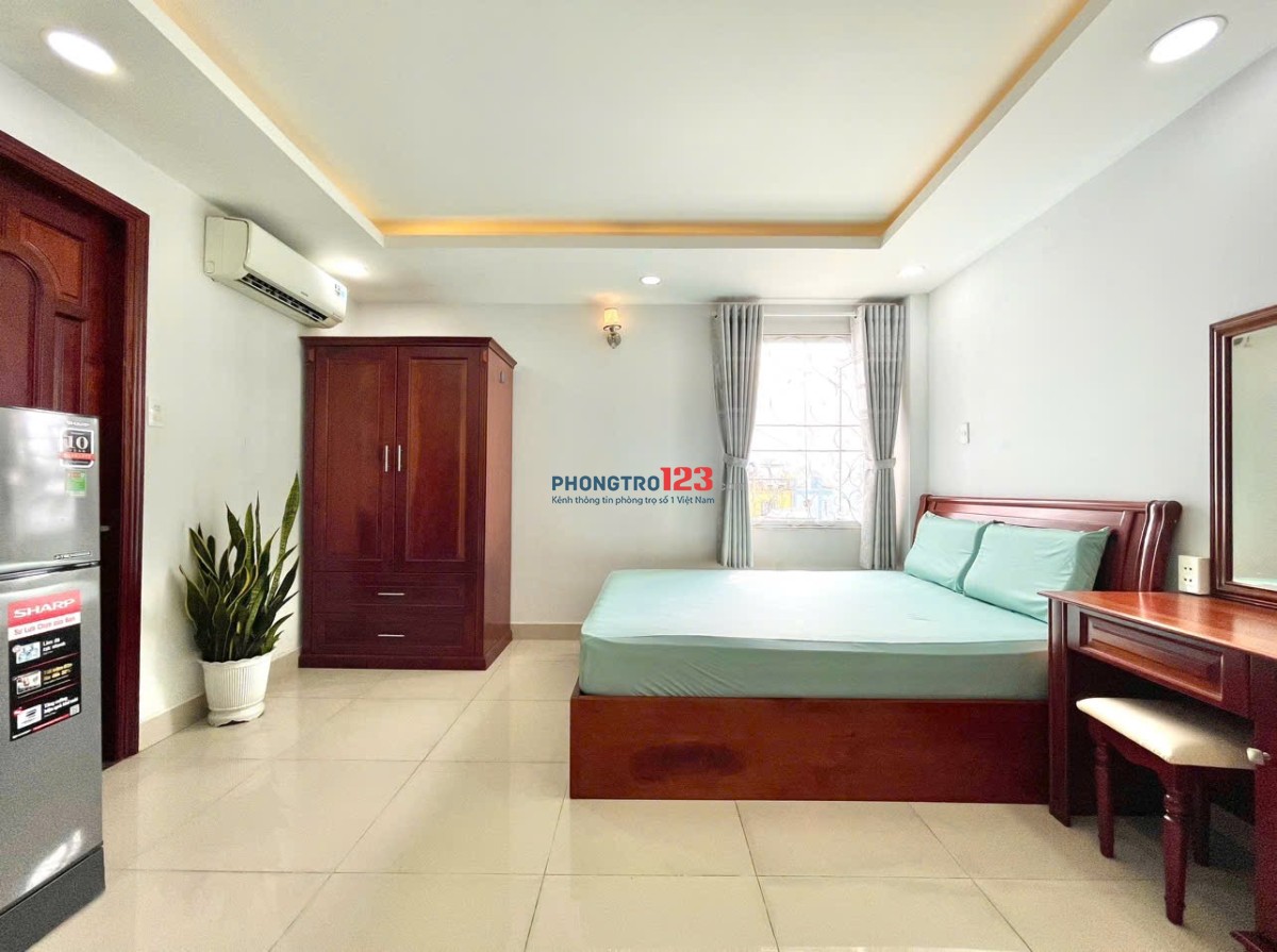 PHÒNG ĐẸP MỚI FULL TIỆN NGHI GẦN CV LÊ THỊ RIÊNG