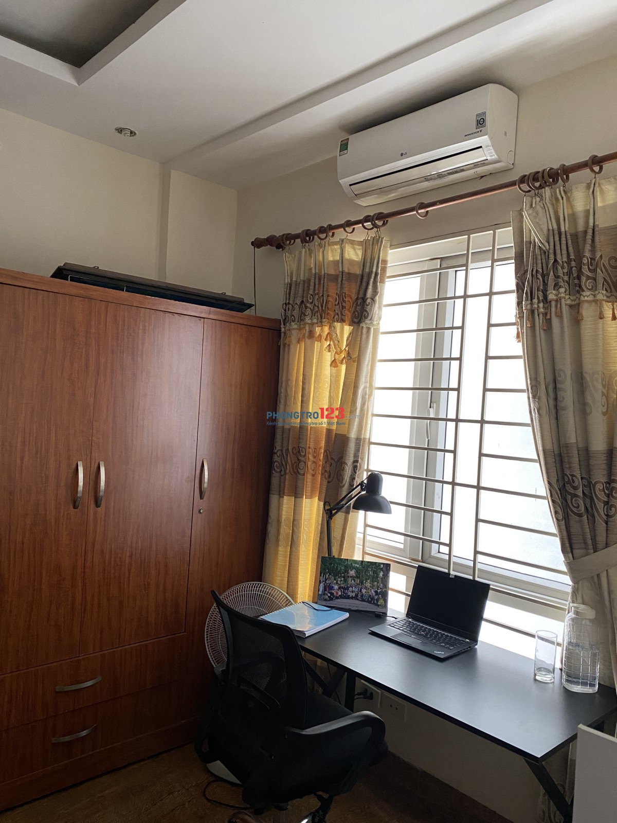 Phòng trọ 20m2 cho SV-NVVP đầy đủ tiện nghi, Khương Hạ