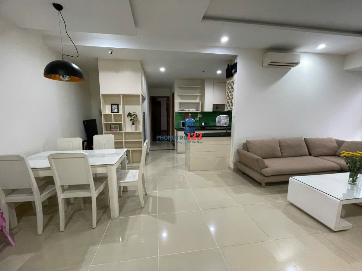Căn hộ chung cư Ruby,Tân Bình: 2p ngủ, có nội thất, giá 10,5tr/th