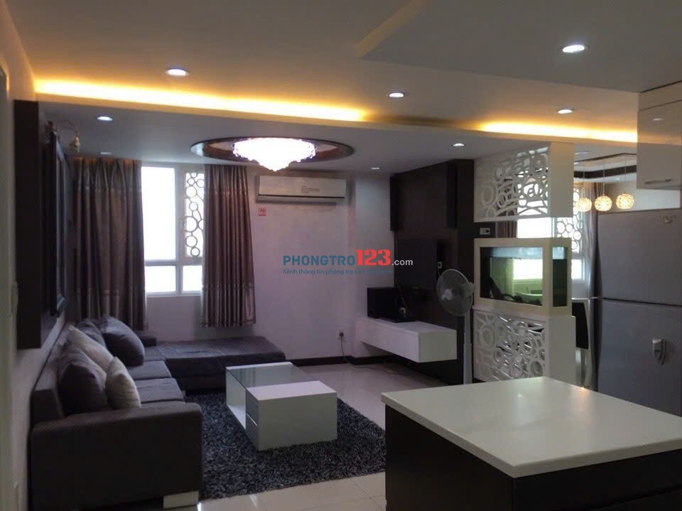Chung cư Screc , Trường Sa,Q3:Giá 13tr/th,85m2-2p ngủ có NT