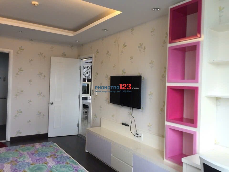 Chung cư Screc , Trường Sa,Q3:Giá 13tr/th,85m2-2p ngủ có NT
