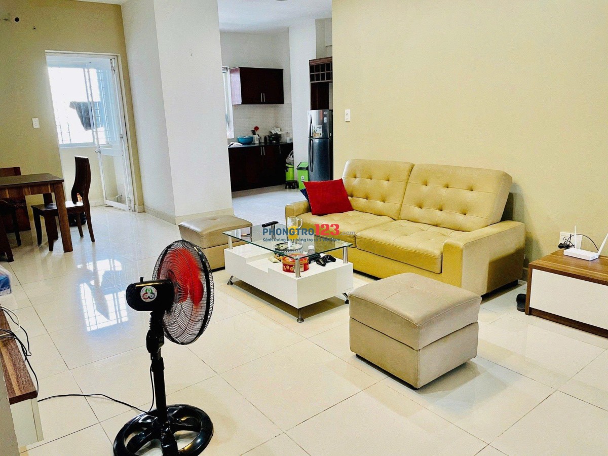 Screc Tower, 974A Trường Sa, Q3: 86m2, 2p ngủ, 2wc, full nt, 13tr/th