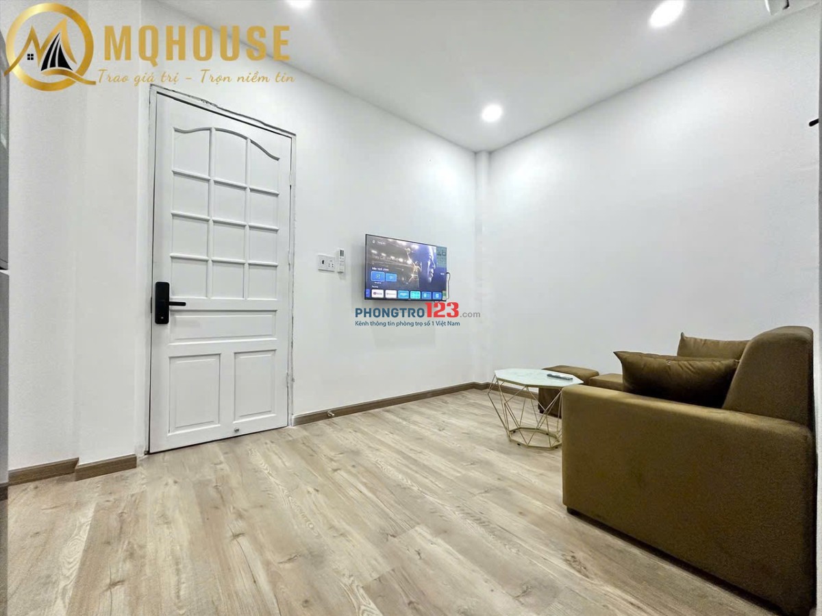 CHO THUÊ 1PN TÁCH BẾP MÁY GIẶT RIÊNGFULL NỘI THẤT GIÁP TRUNG TÂM Q1, Q3, PHÚ NHUẬN