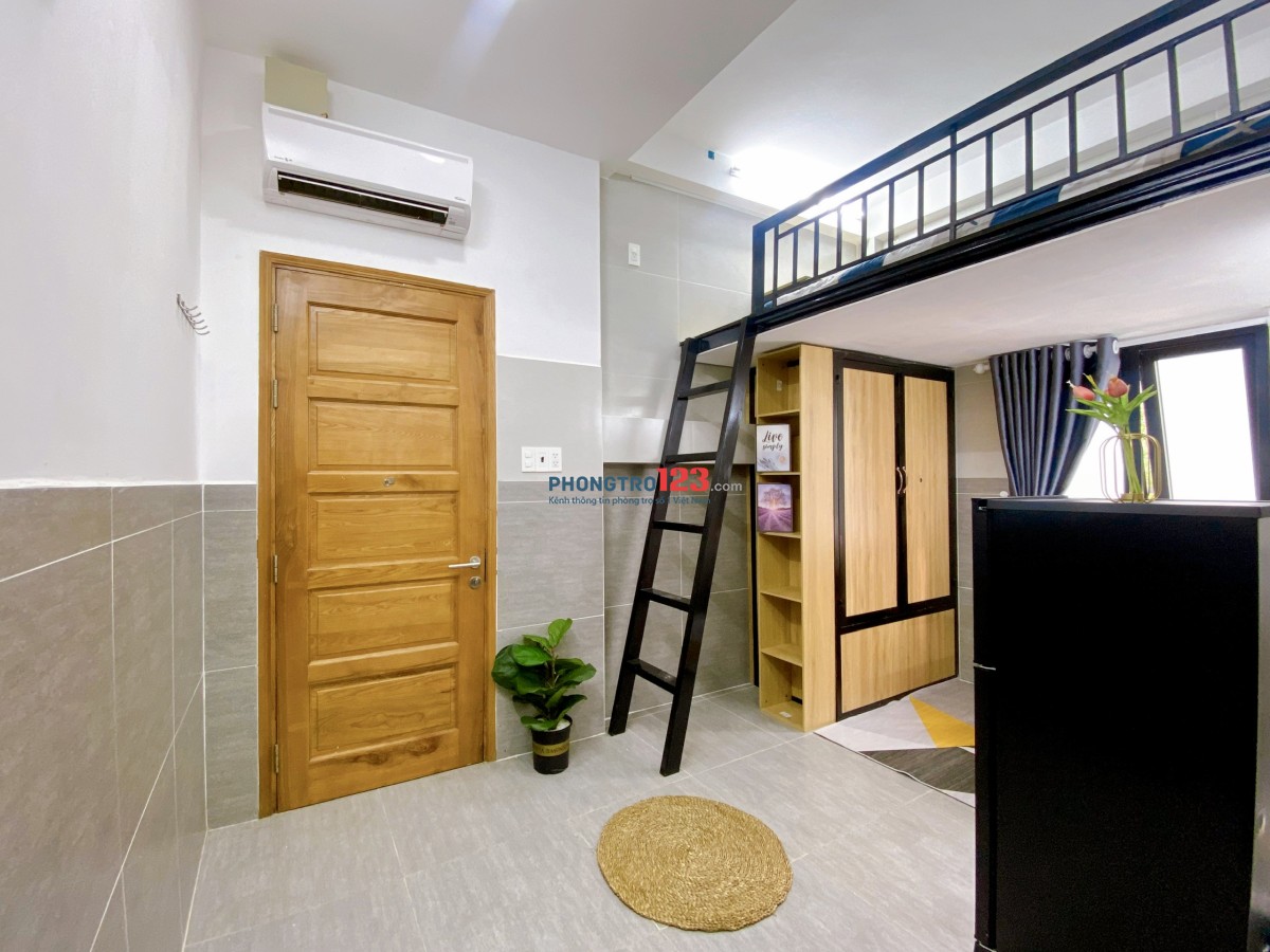 Cho Thuê Duplex(gác) Bancon Máy Giặt Riêng Sạch Mới Gần Chợ Bà Chiểu Quận Bình Thạnh