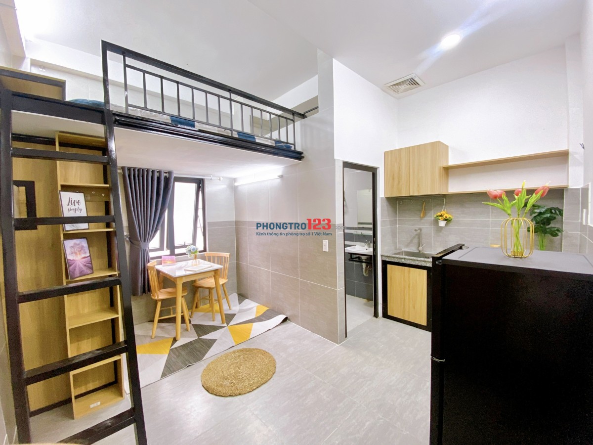 Cho Thuê Duplex(gác) Bancon Máy Giặt Riêng Sạch Mới Gần Chợ Bà Chiểu Quận Bình Thạnh