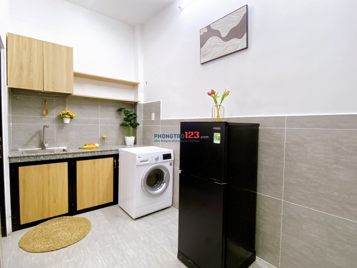 Cho Thuê Duplex(gác) Bancon Máy Giặt Riêng Sạch Mới Gần Chợ Bà Chiểu Quận Bình Thạnh