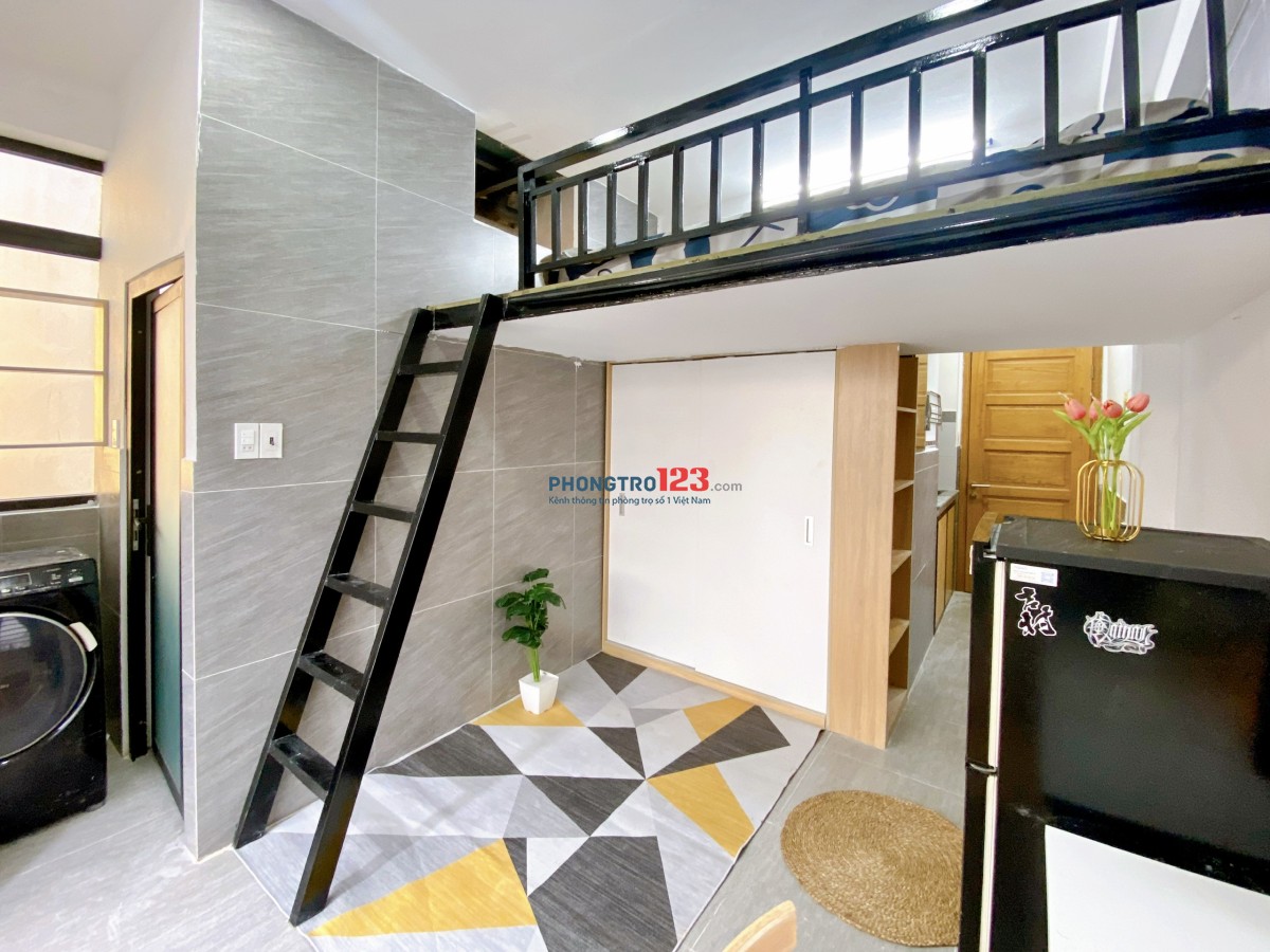 Cho Thuê Duplex(gác) Bancon Máy Giặt Riêng Sạch Mới Gần Chợ Bà Chiểu Quận Bình Thạnh