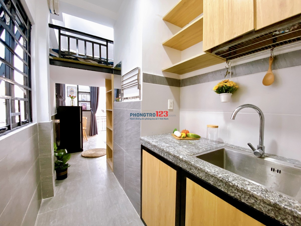 Cho Thuê Duplex(gác) Bancon Máy Giặt Riêng Sạch Mới Gần Chợ Bà Chiểu Quận Bình Thạnh